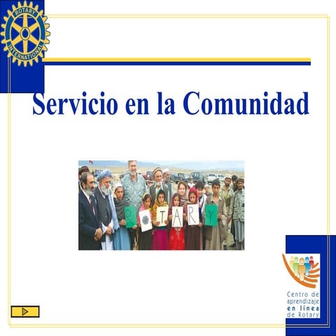Servicio en la Comunidad 