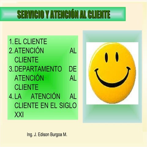 Servicio al cliente
