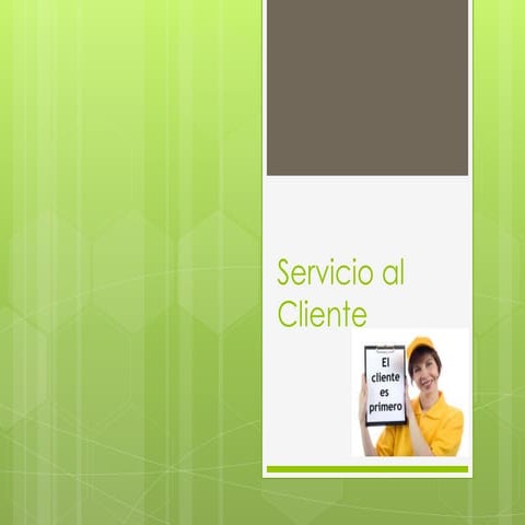 Servicio al cliente