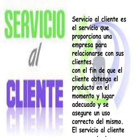 Servicio al cliente