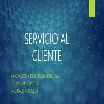 Servicio al cliente
