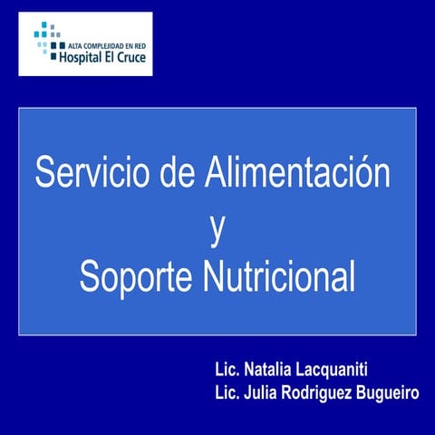 Servicio de alimentación