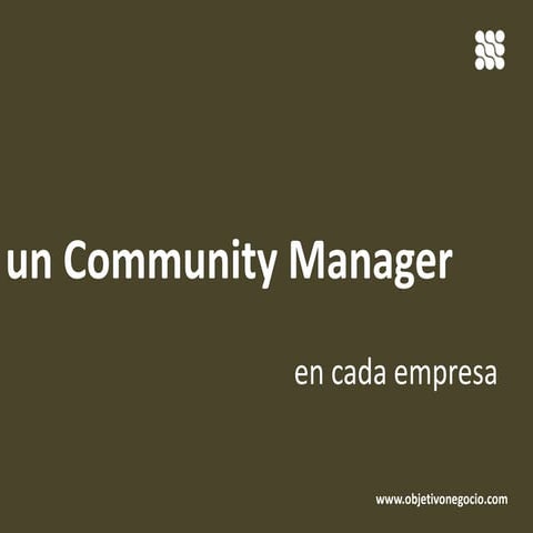 Perfil de un Community Manager