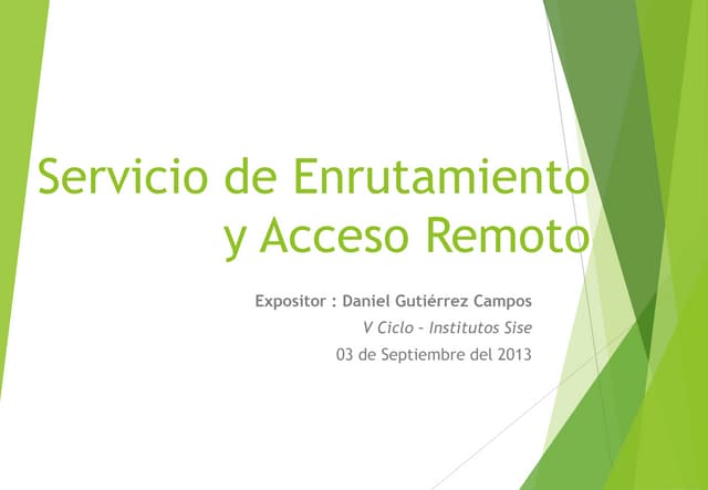 Servicio de enrutamiento y acceso remoto