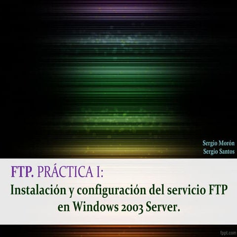 Servicio FTP en Windows