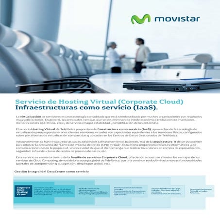 Servicio Hosting Virtual