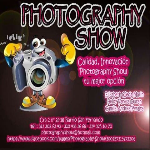 Lineas de producto PHOTOGRAPHY SHOW