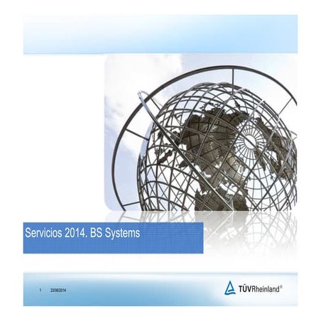 Certificación de Sistemas de Gestión. Calidad de Servicio