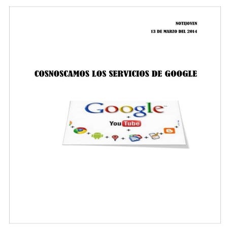 Servicios de google