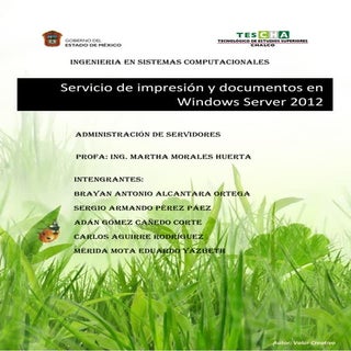 Servicios de impresión y documentación