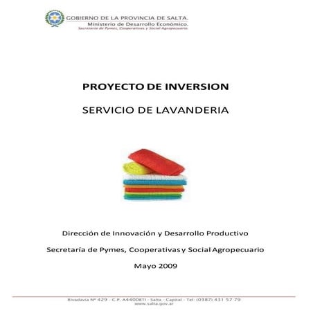 Servicios de lavanderia | DOCX