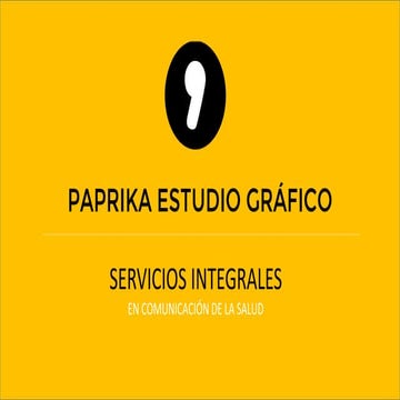 SERVICIOS INTEGRALES EN COMUNICACIÓN DE LA SALUD