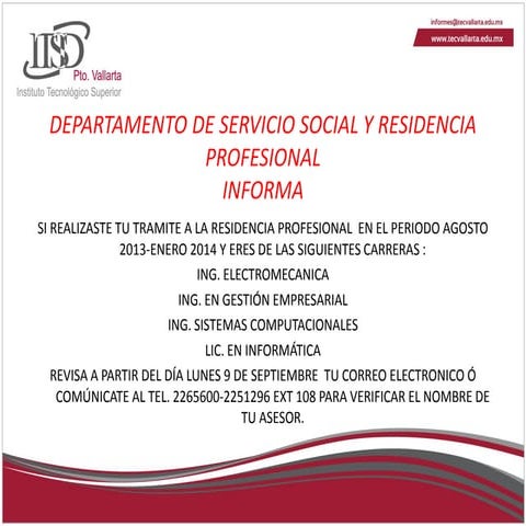 Residencias Profesionales 2013 TEC Vallarta