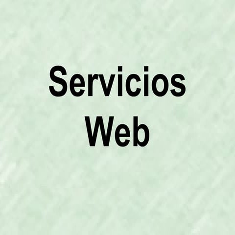 Servicios web