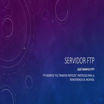 Servidor ftp