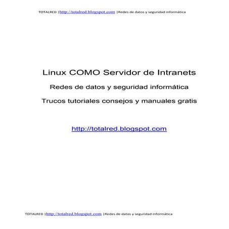 Servidor intranet-como servidor de intranet