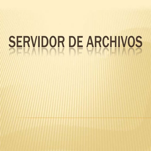 Servidor de archivos