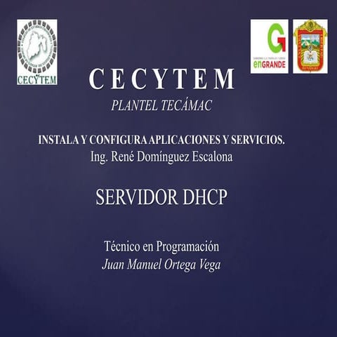 Servidor dhcp