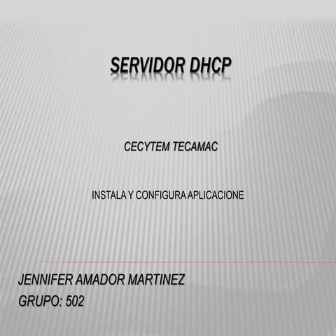 Servidor DHCP
