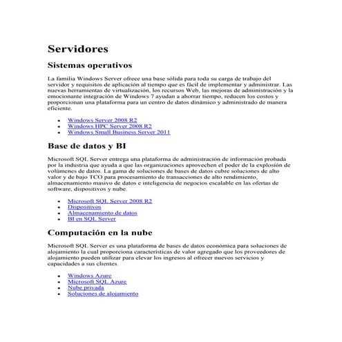 Ventajas windows server 2008 | PPTX