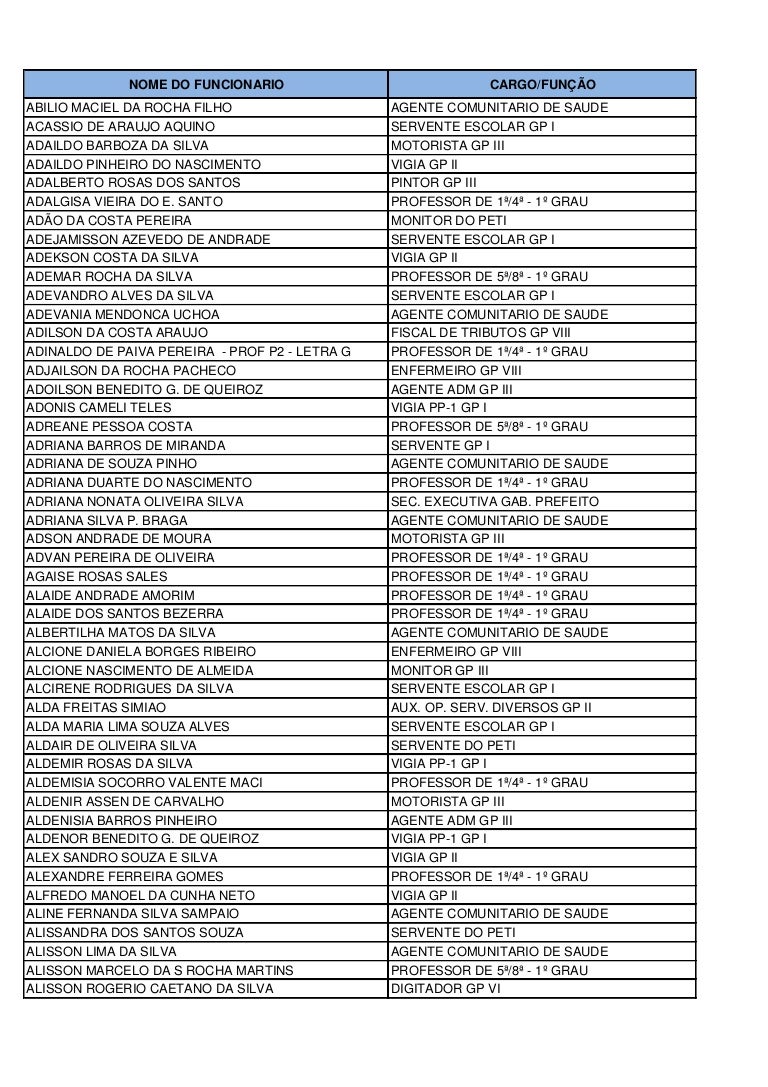 Servidores doquadroefetivo