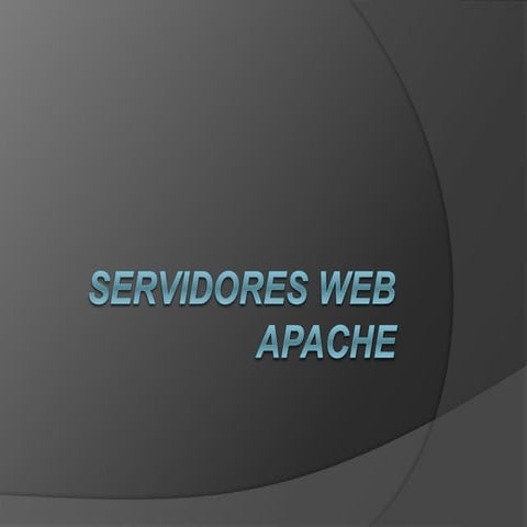 Servidores web apache
