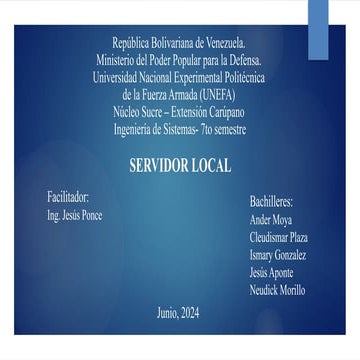 Como implementar un Servidor local con xampp.pptx