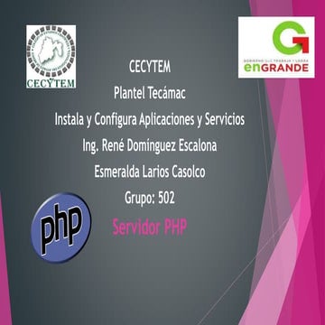 Servidor php