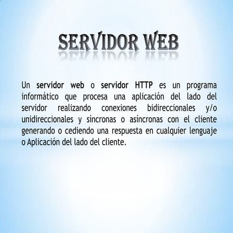 Servidor web
