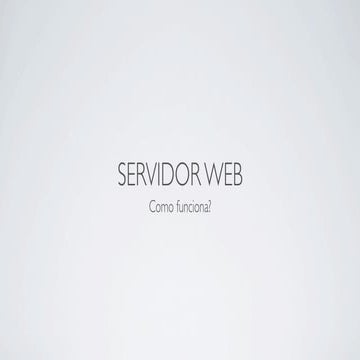 Servidor web