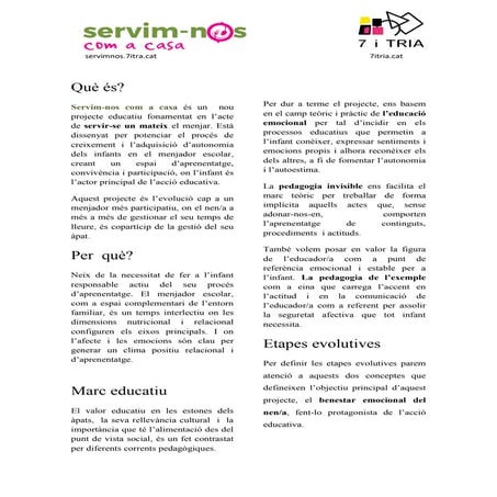 Servim-nos com a casa