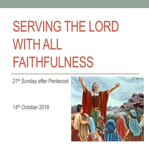 Serving the lord 141018