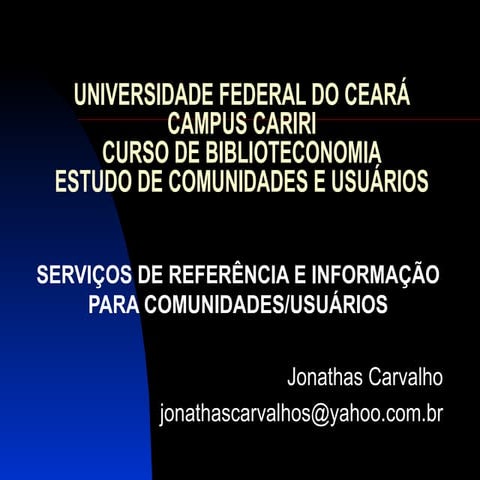 Serviço de Informação para a Comunidade