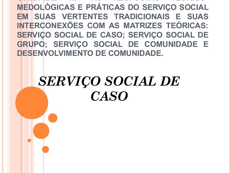 Algumas Influencias Do Serviço Social De Comunidade Foi Extraida