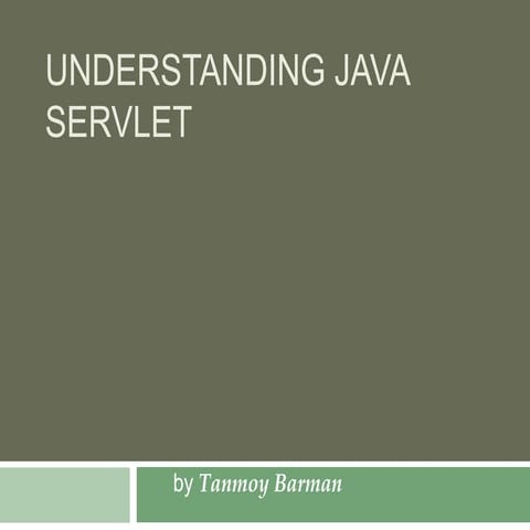 java Servlet technology | PPT