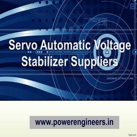 Servo automatic-voltage-stabilizer-suppliers