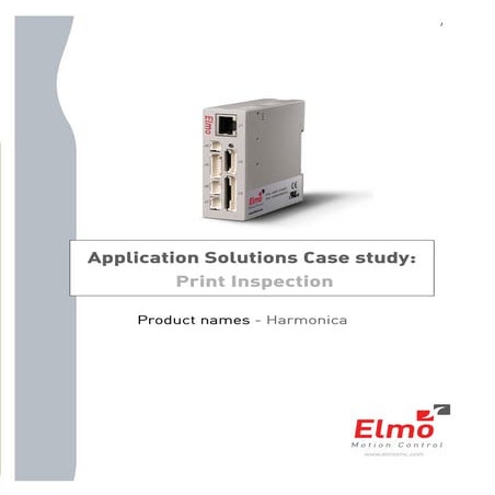 Servo drive application for print inspection | ElmoMC