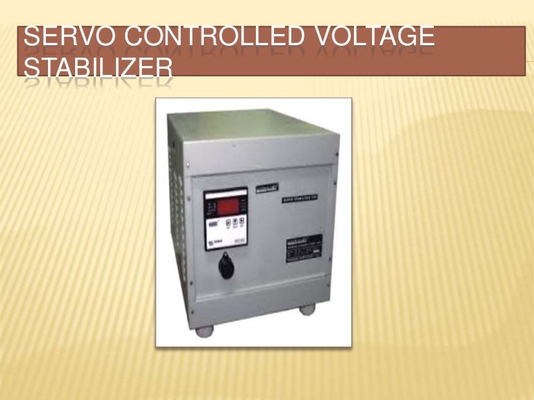 Servo Controlled Voltage Stabilizers and their Benefits