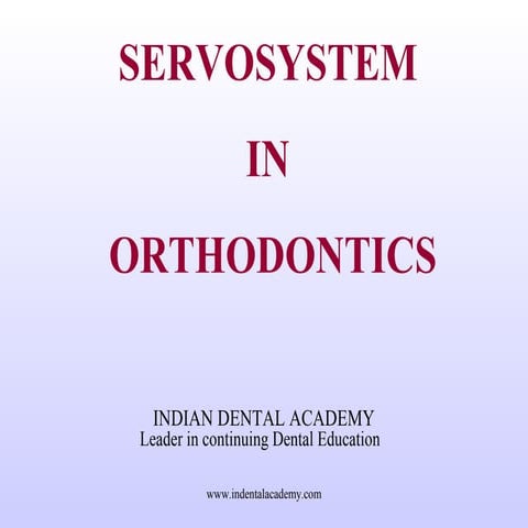 Servosystem/ oral surgery courses  