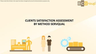Servqual index to measure clients satisfaction