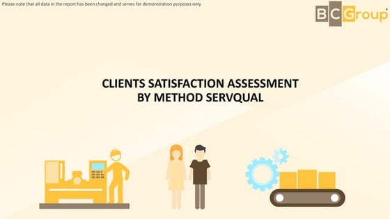 Servqual index to measure clients satisfaction