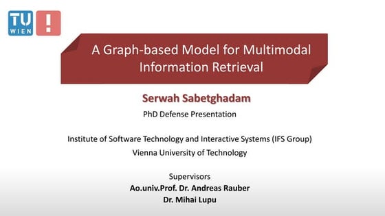 A Graph-based Model for Multimodal Information Retrieval
