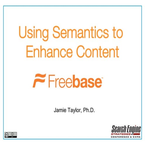 Using Semantics to Enhance Content