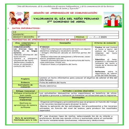 2º U1 S4 SESION D4 PLAN LECTOR DIA DE LA EDUCACION MAESTRAS DE PRIMARIA ...