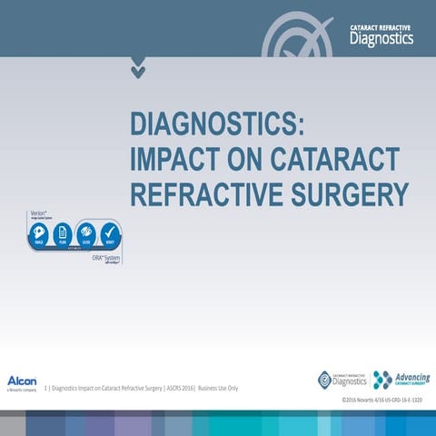 DIAGNOSTICS-IMPACT ON THE PREMIUM CHANNEL - Alcon