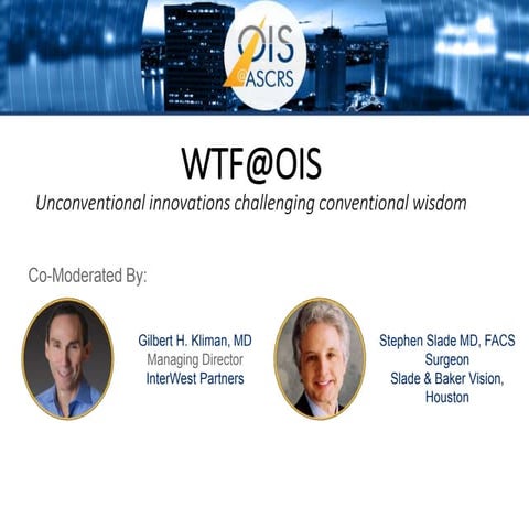 WTF@OIS: WHAT’S THE FUTURE @OIS?