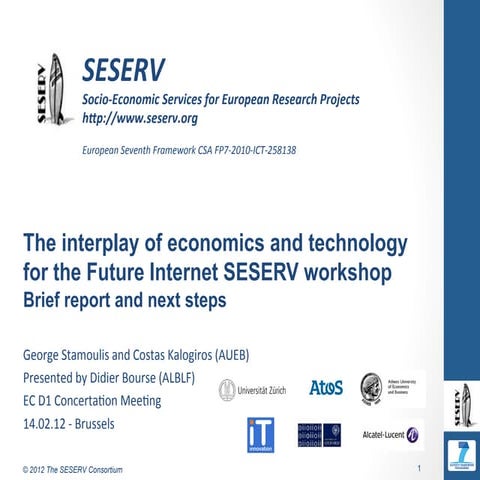 Seserv athens-workshop-brief-report
