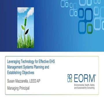 Environment Health Safety (EHS) Digitalization Plan | PDF