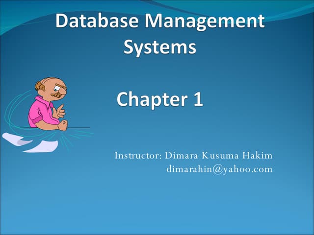 Database Management Systems (DBMS)