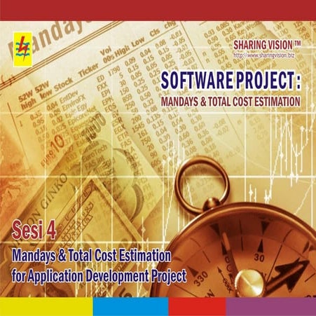 Mandays Dan Total Cost Estimation For Application Development Project | PDF